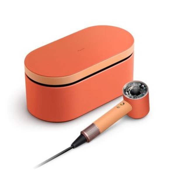 Фен Dyson Supersonic Nural Hair Dryer HD16 Gift Edition - « Ceramic Apricot/Topaz », Европейская вилка(подходит для РФ)