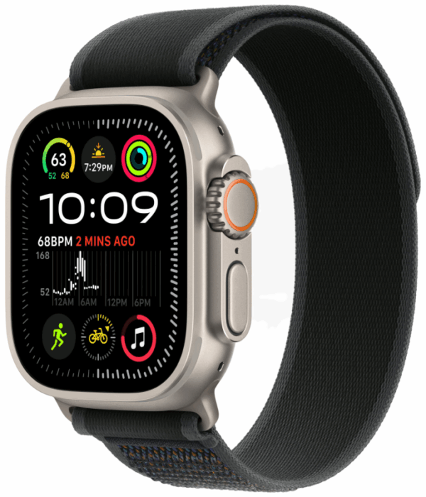 Часы Apple Watch Ultra 2 - «Natural» / «Black», 49 мм, Trail Loop, M/L