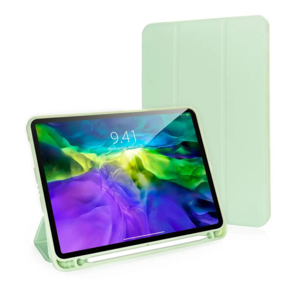 Чехол-книжка для iPad (A16 | 2025) и 10-го поколения (2022) Gurdini Milano Series - Pistacho « Салатовый »