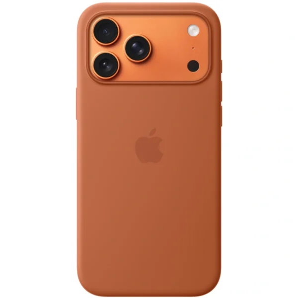 Чехол Apple для iPhone 17 Pro Max, Silicone Case (Button/Magsafe) - Terra Cotta « Красно-коричневый »