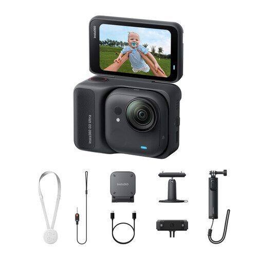 Экшн-камера Insta360 GO Ultra (Creator Bundle) - Midnight Black « Полуночный чёрный »