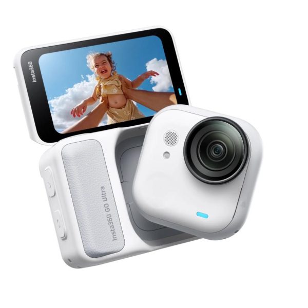 Экшн-камера Insta360 GO Ultra (Standard Bundle) - Arctic White «Арктический белый»