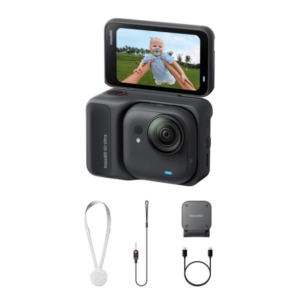 Экшн-камера Insta360 GO Ultra (Standard Bundle) - Midnight Black « Полуночный чёрный »