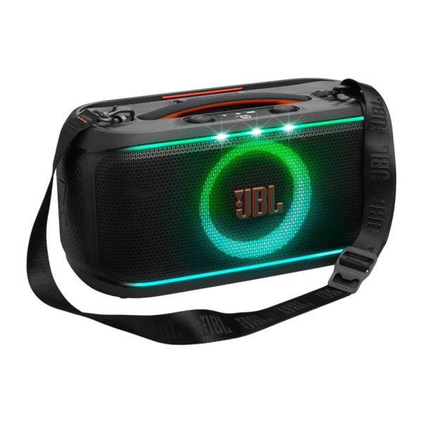 Портативная акустика с подсветкой и микрофоном JBL PartyBox On-the-Go 2 - Black «Чёрный»