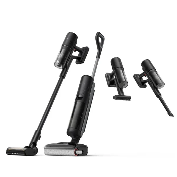 Беспроводной вертикальный моющий пылесос Dreame H12 DUAL FlexReach - Black «Чёрный»